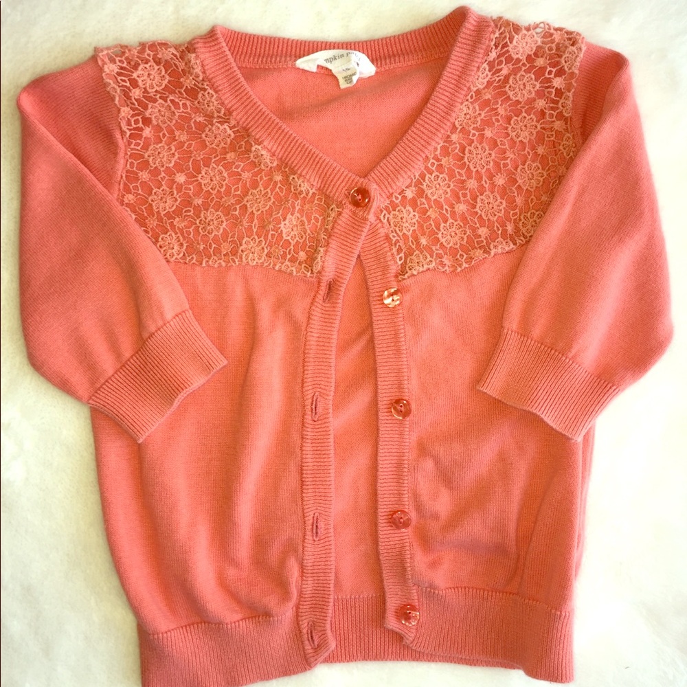 Pumpkin Patch Crochet Laced Cardigan